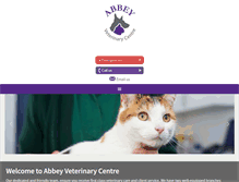 Tablet Screenshot of abbeyvetsshrewsbury.co.uk